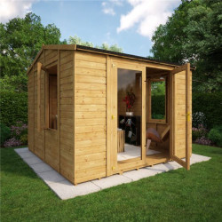 Grandmaster 6000 Diplomat Central Door Reverse Apex Summerhouse 10x10