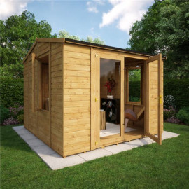 Grandmaster 6000 Diplomat Central Door Reverse Apex Summerhouse 10x10