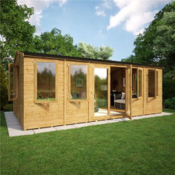 Grandmaster 6000 Diplomat Central Door Reverse Apex Summerhouse 20x12