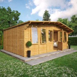 Grandmaster Alpine Cabin Summerhouse 20x14 Plain Side