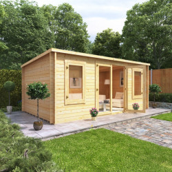 5.1m X 3.0m Billyoh Metro Log Cabin 44