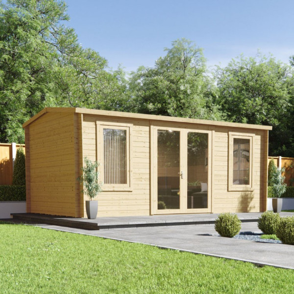 Buy 5.1m x 3.0m BillyOh Highfield Log Cabin 28 Online - Garden Houses & Buildings