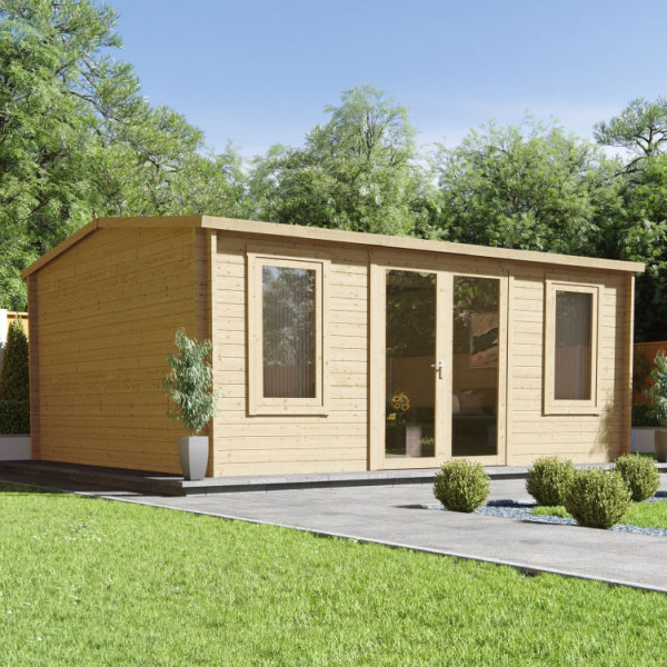 Buy 5.1m x 4.2m BillyOh Highfield Log Cabin 44 Online - Garden Houses & Buildings