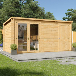 4.5m X 2.4m Billyoh Travis Log Cabin 28