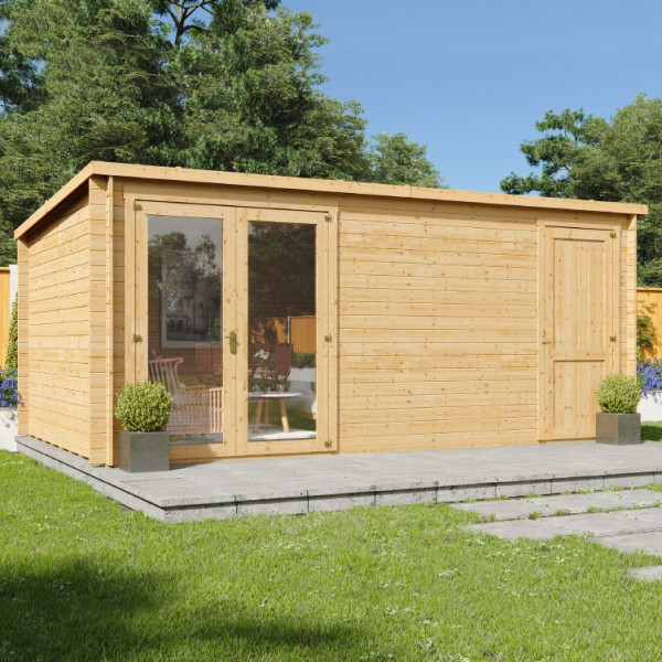 Buy 5.1m x 3.0m BillyOh Travis Log Cabin 44 Online - Garden Houses & Buildings