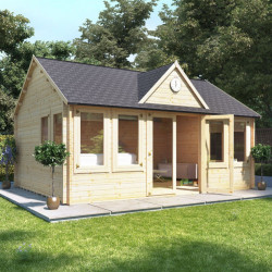 5.5m X 4.0m Billyoh Village Hall Log Cabin 35,44