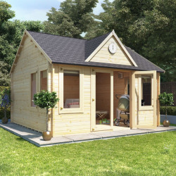 4.5m X 4.0m Billyoh Village Hall Log Cabin 35,44