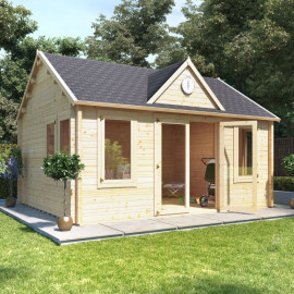 5.0m X 4.0m Billyoh Village Hall Log Cabin 70
