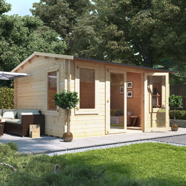 Buy 4.0m x 3.5m BillyOh Dorset Log Cabin 28,35,44 Online - Garden Houses & Buildings Buy 4.0m x 3.5m BillyOh Dorset Log Cabin 28,35,44 Online - Garden Houses & Buildings