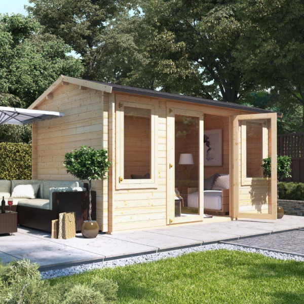 Buy 4.0m x 2.5m BillyOh Dorset Log Cabin 28,35,44 Online - Garden Houses & Buildings