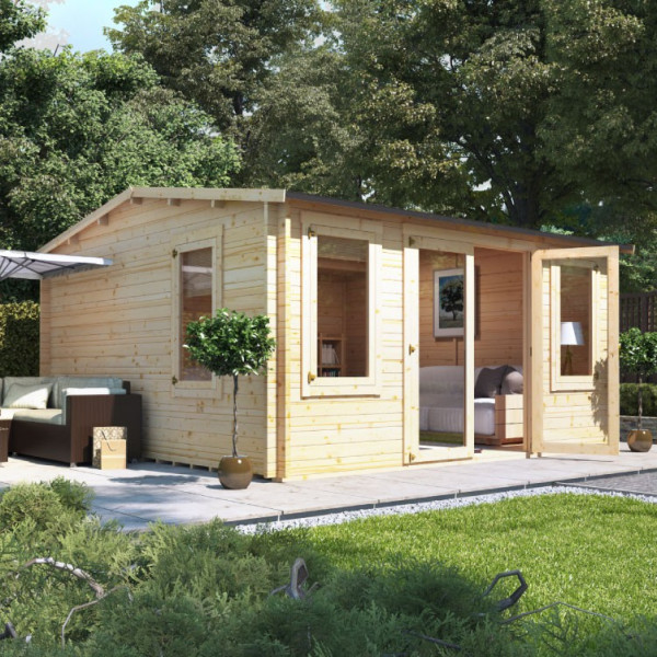 Buy 4.5m x 4.5m BillyOh Dorset Log Cabin 28,35,44 Online - Garden Houses & Buildings Buy 4.5m x 4.5m BillyOh Dorset Log Cabin 28,35,44 Online - Garden Houses & Buildings
