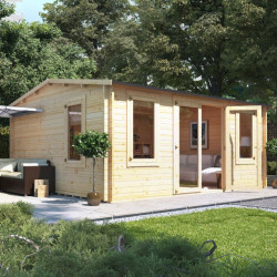 5.0m X 4.5m Billyoh Dorset Log Cabin 28,35,44