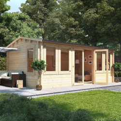 5.5m X 3.5m Billyoh Dorset Log Cabin 70