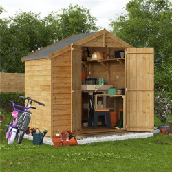 4 X 8 Billyoh Keeper Overlap Apex Shed Windowless