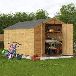 16 X 8 Billyoh Keeper Overlap Apex Shed Windowless