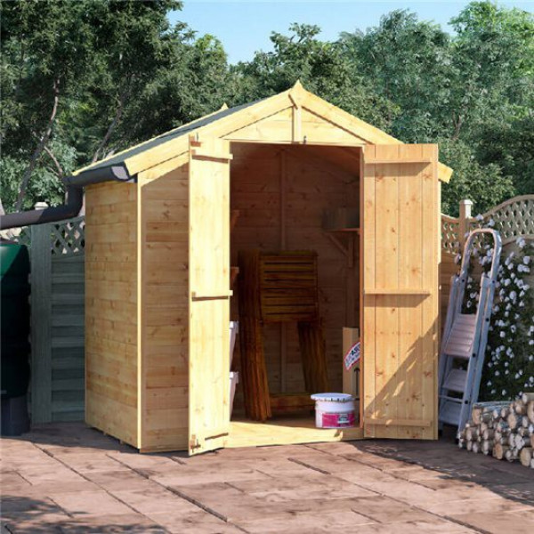 Buy 4' x 6' BillyOh Master Tongue and Groove Apex Shed Windowless Online - Sheds