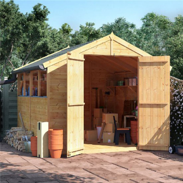 Buy 8' x 8' BillyOh Master Tongue and Groove Apex Shed Windowed Online - Sheds