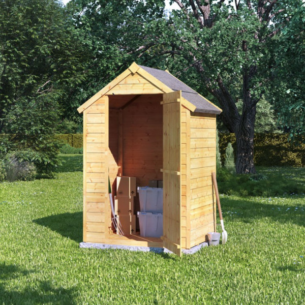 Buy 3' x 4' BillyOh Storer Overlap Shed Windowless Online - Sheds