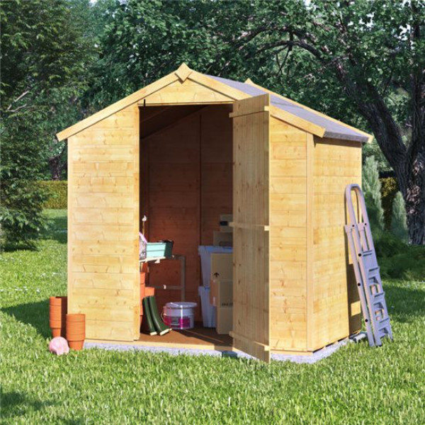 Buy 4' x 6' BillyOh Storer Tongue and Groove Apex Shed Online - Sheds