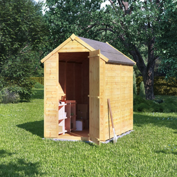 Buy 6' x 4' BillyOh Storer Tongue and Groove Apex Shed Online - Sheds