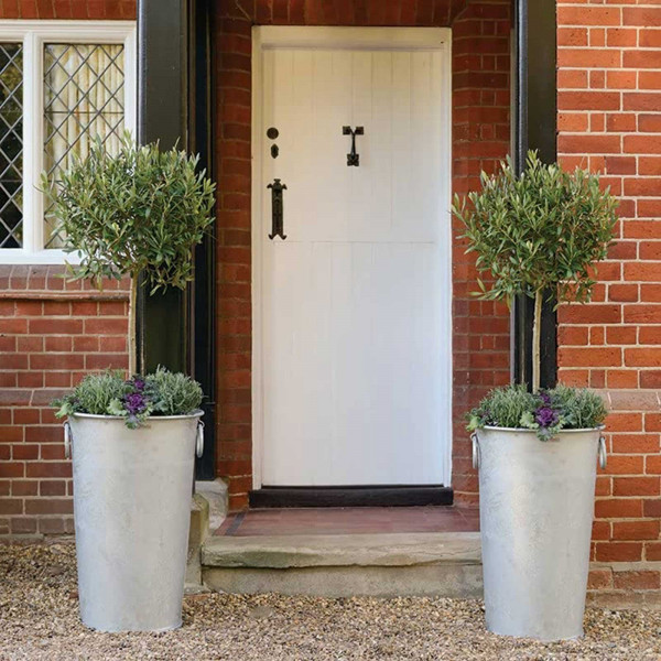 Buy Tall Galvanised Zinc Planters Online - Flower Pots & Stands