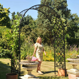 Roman Full Lattice Superior Garden Arch