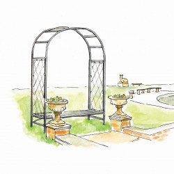 Roman Arch with Integral Bench