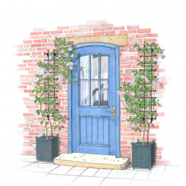 Harrod Narrow Decorative Wall Trellis Panels Straight Trellis