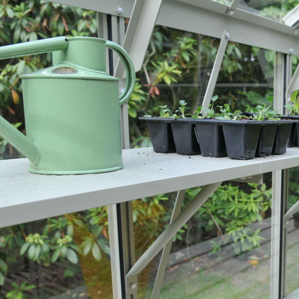 Buy Harrod Slatted Shelving Antique Ivory Online - Garden Houses & Buildings