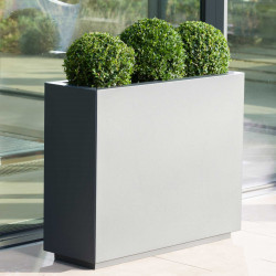 Harrod Rectangle Metal Planters Anthracite Grey