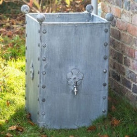 Galvanised Steel Water Butt 185 Litres