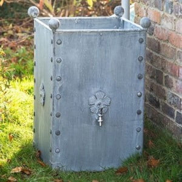 Buy Galvanised Steel Water Butt 185 Litres Online - Garden Equipment
