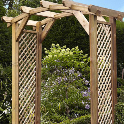 Dalton Wooden Curved Garden Arch