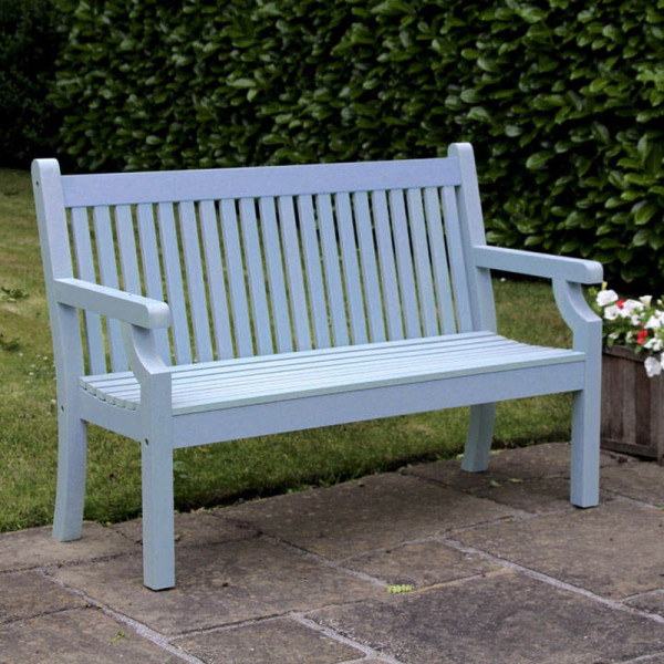 Buy Seaton 3 Seater Zero Maintenance Bench Blue Online - Green plants & flowering plants