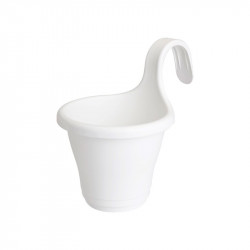 Corsica Easy Hanger Single Planters White