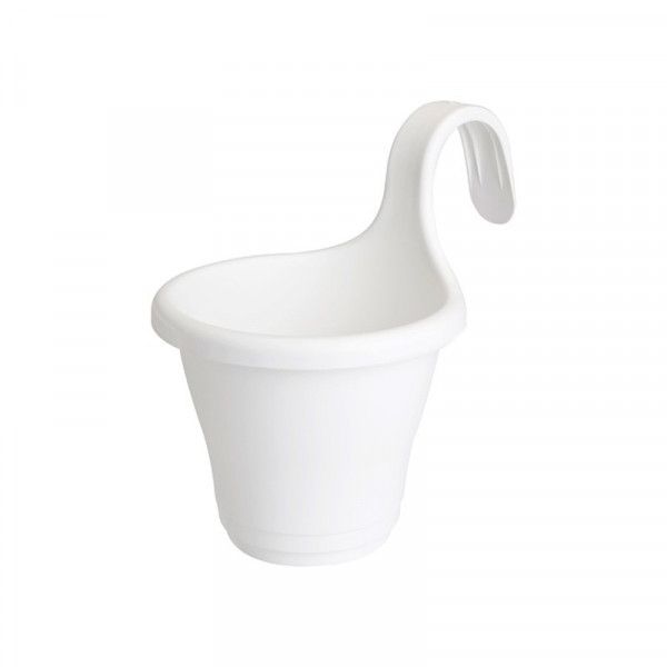 Buy Corsica Easy Hanger Single Planters White Online - Green plants & flowering plants