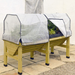 Frame & Polythene Cover for 1m Vegtrug Wall Hugger