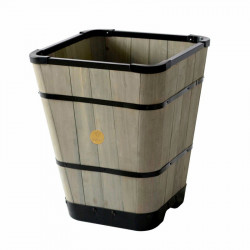 Tapered Greywash Planter Square