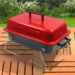 Billyoh Table Top Portable Gas Bbq Black or Red Red