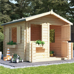 Billyoh Junior Log Cabin Playhouse 28mm Junior Log Cabin W2.0m X D2.0m