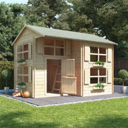 Billyoh Playhouses Annex Log Cabin Wooden Playhouse