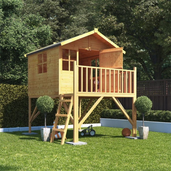 Buy Wooden Playhouse Lollipop Junior Tower BillyOh Online - Garden Furniture