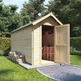 12 X 6 Log Cabin Billyoh Apex Log Cabin Windowless Heavy Duty Shed Range 19