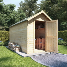 12 X 6 Log Cabin Billyoh Apex Log Cabin Windowless Heavy Duty Shed Range 28