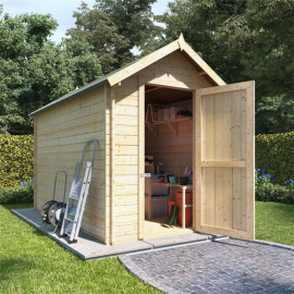 10 X 6 Log Cabin Billyoh Apex Log Cabin Windowless Heavy Duty Shed Range 28