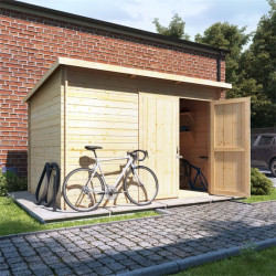 10x8 Log Cabin Ouble Oor Billyoh Pent Log Cabin Windowless Heavy Duty Bike Store Range 28