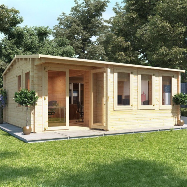 Buy BillyOh Kent Garden Office PT W5.5m x D5.0m 44mm Online - Garden Houses & Buildings Buy BillyOh Kent Garden Office PT W5.5m x D5.0m 44mm Online - Garden Houses & Buildings