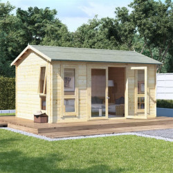 14 X10 Moern Bl Oor Billyoh Darcy Log Cabin Summerhouse 19