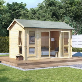 12 X 8 Billyoh Darcy Log Cabin Summerhouse 19