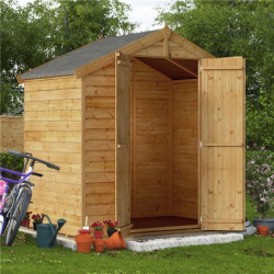 4 X 6 Billyoh Keeper Overlap Apex Shed Windowless